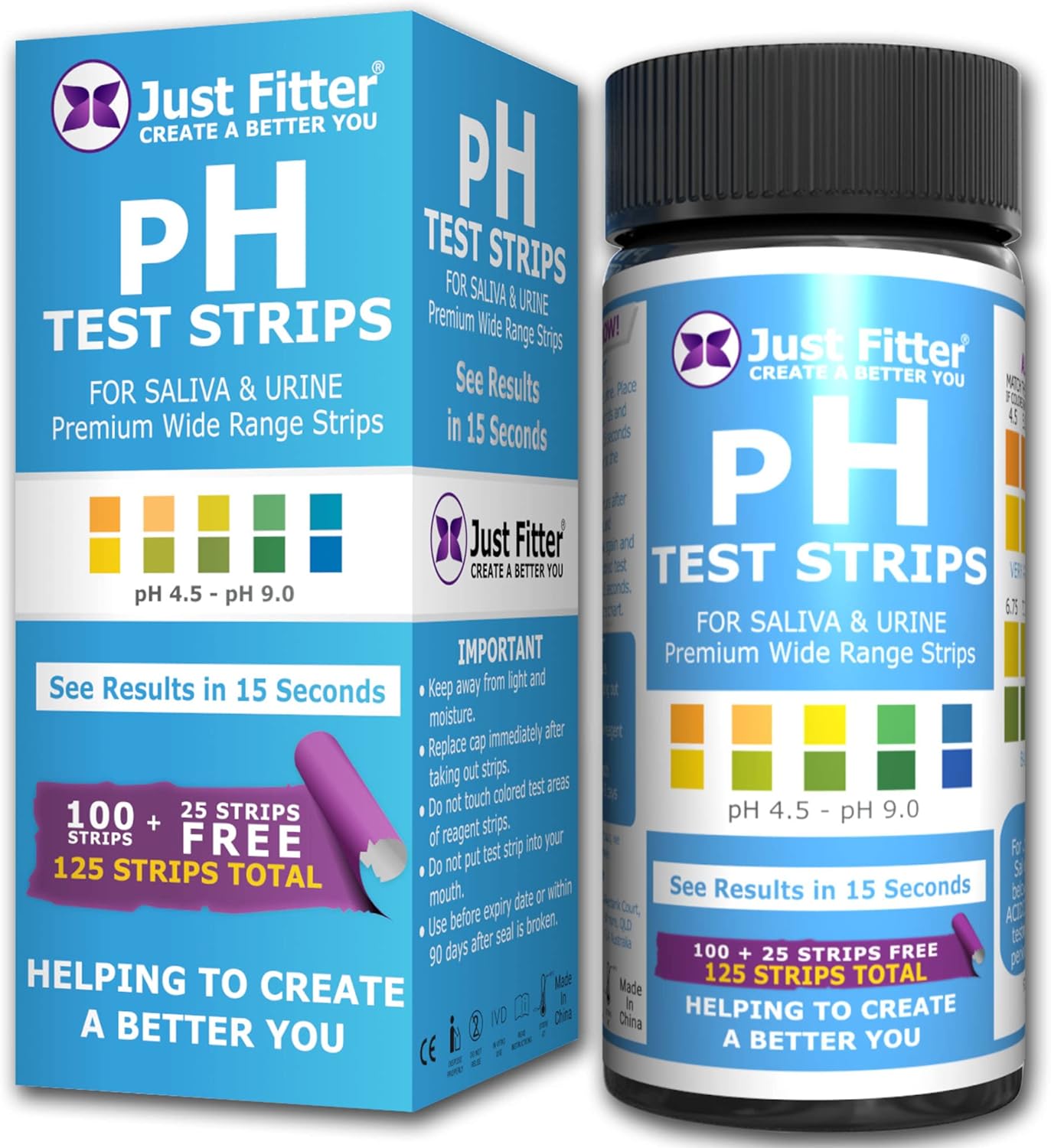 Ph Test strips to check your daily alkaline - acidity levels